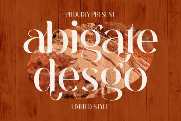 Abigate Desgo: A Serif Font for Real-World Design
