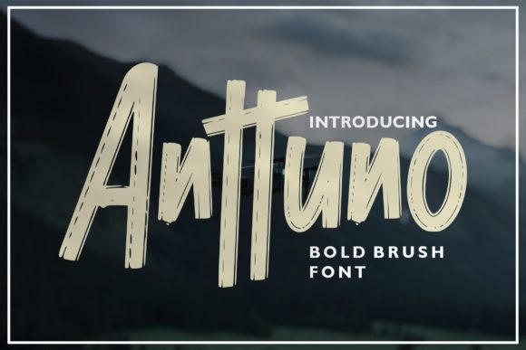 Anttuno: A Bold Decorative Font