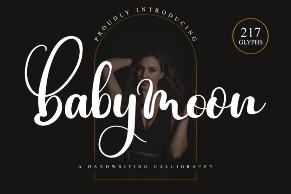 Babymoon Font: Elegant Script for Crafters