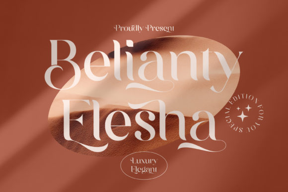 Belianty Elesha Font for Creative Projects
