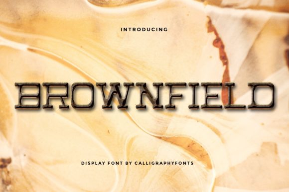 Brownfield Font: Vintage Slab Serif for Crafters