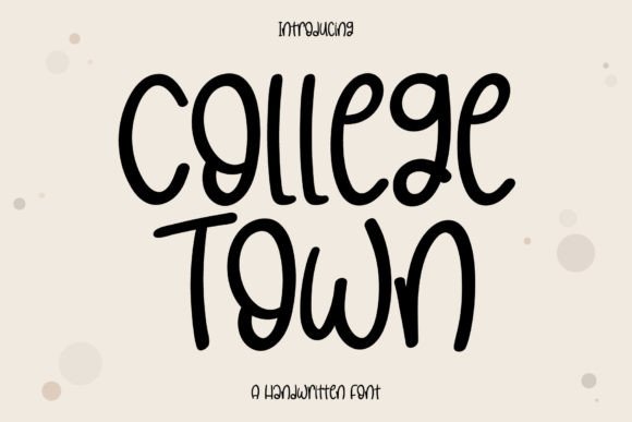 College Town Font for Web Design