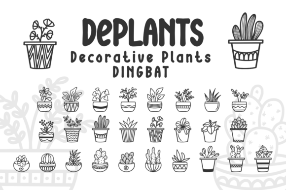 Deplants: A Bold Dingbat for Designers