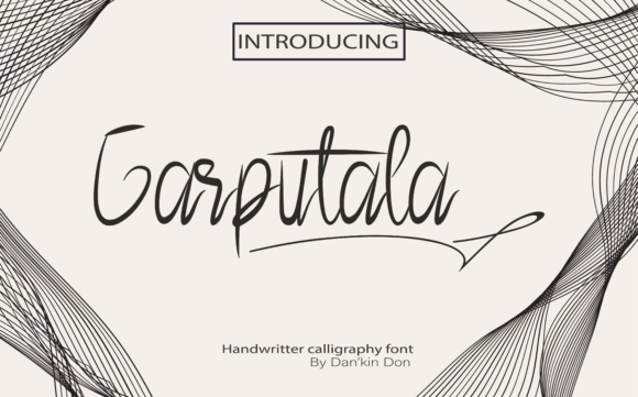 Garputala: Elegant Script Font for Craft Creators