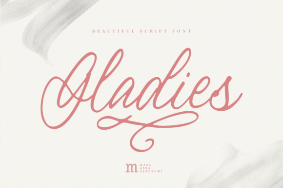 Gladies: A Stylish Script Font for Web Design