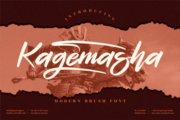 Kagemasha: A Script Font for Web Design