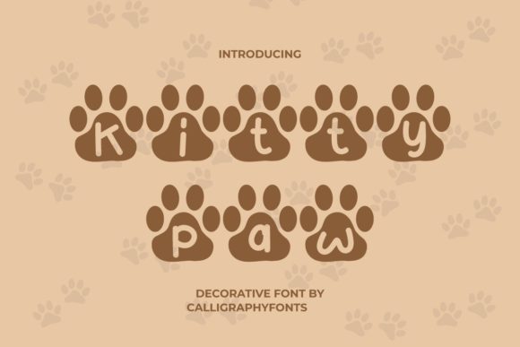 Kitty Paw Font: Creative & Commercial