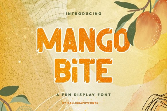 Mango Bite: A Fun Font for Creative Design