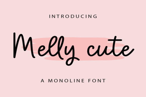 Melly Cute: A Stylish Font for Web Design