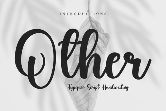 Other: A Magical Handwritten Font