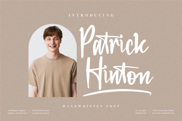 Patrick Hinton Font for Creative Projects