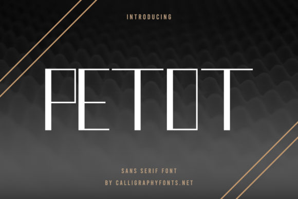 Petot: A Magical Sans Serif Font