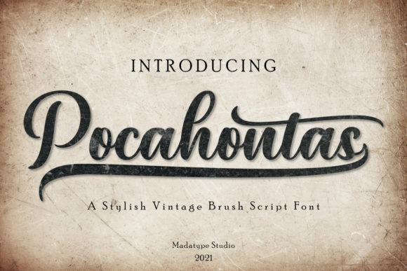 Pocahontas Font: Elegant Script for Creative Projects