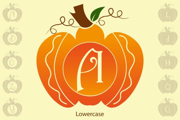 Pumpkin Waluh Monogram Font