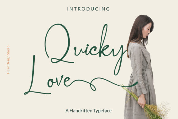 Quicky Love Font for Web Design