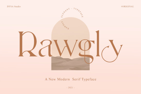 Rawgly: A Stylish Serif Font