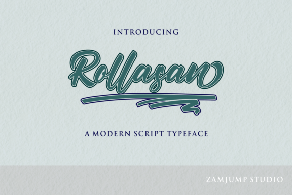 Rollasan: A Classy Handwritten Font