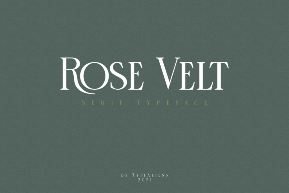 Rose Velt Font: Elegant Serif for Crafts