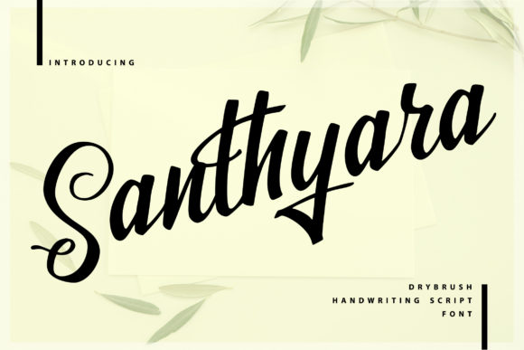 Santhyara: A Classy Handwritten Font
