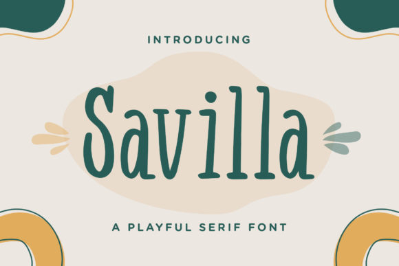 Savilla: A Playful Serif for Web Design