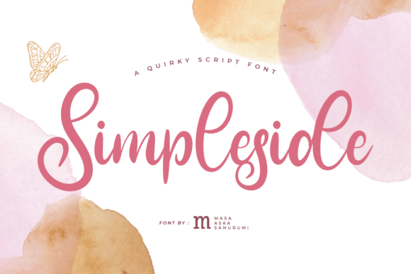 Simpleside: A Beautiful Script Font