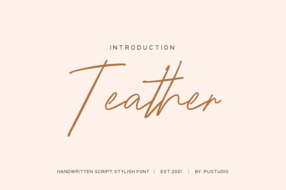 Teather: A Classy Handwritten Font